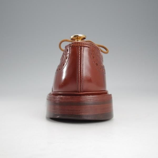 極上★トリッカーズ SIZE 8【定価￥121,000-★BOURTON/バートン】m5633/マロンアンティーク/カントリーシューズ/茶/短靴/Tricker's★k181