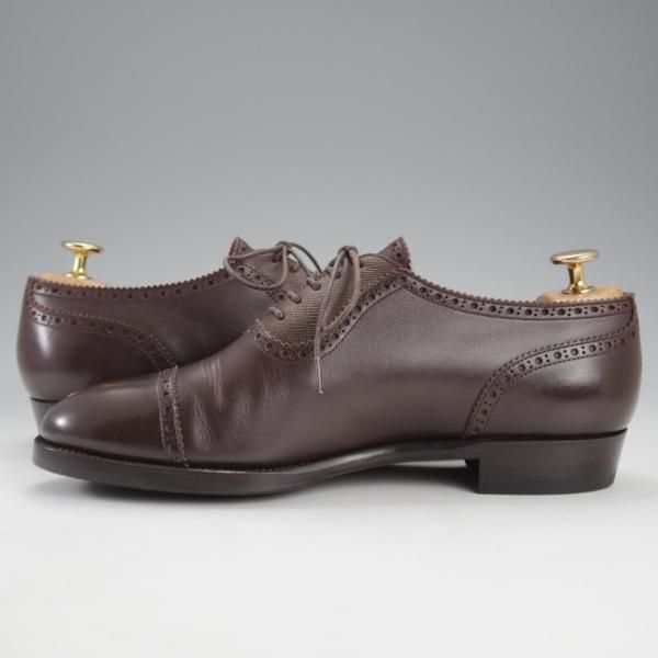 極上★(金沢)KOKON/ココン SIZE 6【現行オーダー価格￥102,300〜★クォーターブローグ/422】KO-1ラスト/カーフ/濃茶/メンズ★k183