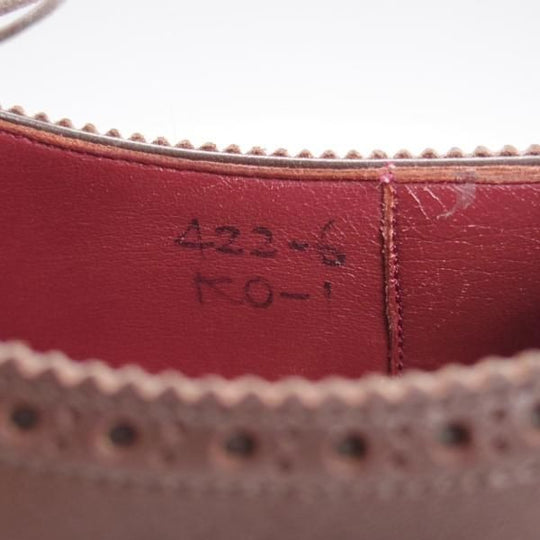 極上★(金沢)KOKON/ココン SIZE 6【現行オーダー価格￥102,300〜★クォーターブローグ/422】KO-1ラスト/カーフ/濃茶/メンズ★k183