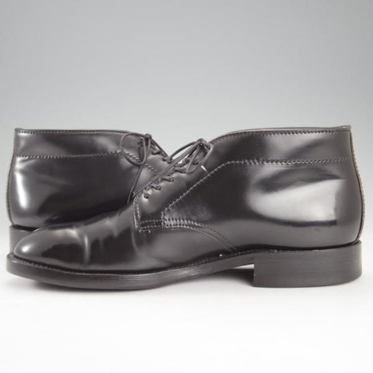 美品★オールデン 8D【貴重★コードバン仕様/6アイレットチャッカブーツ】モディファイドラスト/8645/黒/メンズ/ALDEN★k184