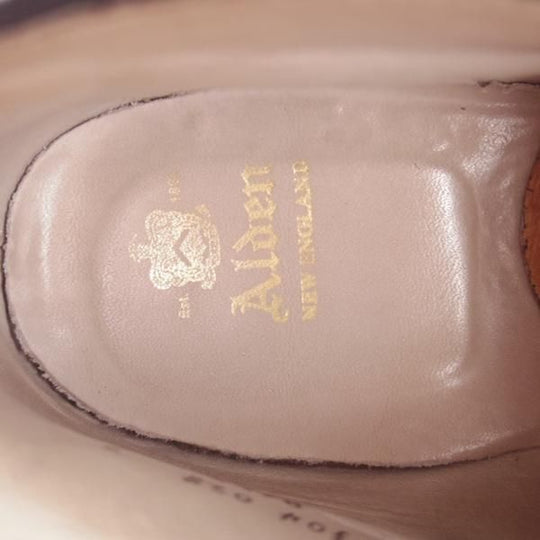 美品★オールデン 8D【貴重★コードバン仕様/6アイレットチャッカブーツ】モディファイドラスト/8645/黒/メンズ/ALDEN★k184