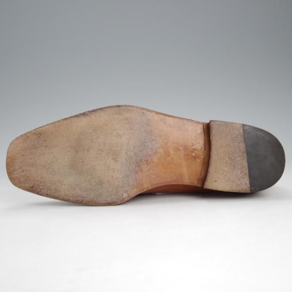 極上★(伊)ボノーラ 6.5E【貴重★ハンドソーンウェルテッド製法/旧ボノーラ】BEAMS F別注/ローファー/茶/ビームス/BONORA★k187