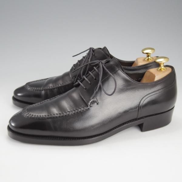 極上★銀座ヨシノヤ 23.5EE【現オーダー価格25万円〜★(伊)ゾンタ社のオールドイングランド/EG/ドーバー似寄モデル】Uチップ/黒★k188