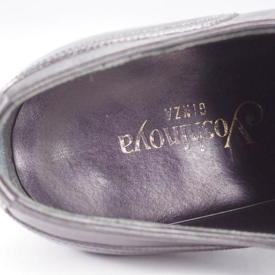 極上★銀座ヨシノヤ 23.5EE【現オーダー価格25万円〜★(伊)ゾンタ社のオールドイングランド/EG/ドーバー似寄モデル】Uチップ/黒★k188