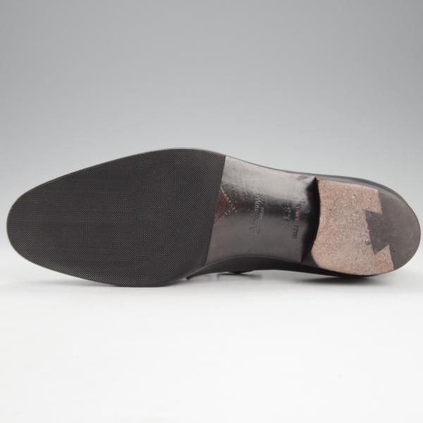 極上★銀座ヨシノヤ 23.5EE【現オーダー価格25万円〜★ドイツボックス仕様/ハンドソーンウェルテッド製法】ダイヤモンドチップ/黒★k191