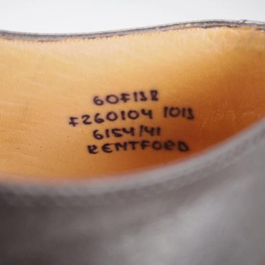 ★チャーチ 60F/UK6【★ストレートチップ/KENTFORD】138ラスト/ナチュラルカーフ/黒/メンズ/Church's★k193