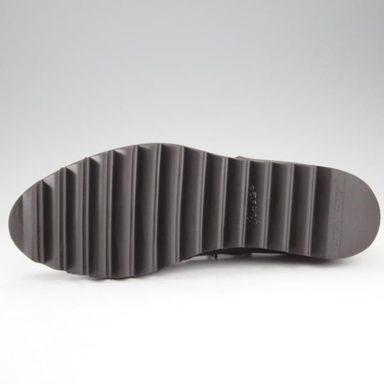 極美品★(伊)F.LLIジャコメッティ SIZE 40【定価￥115,500-★シャークソール仕様/Uチップ】FG303/ANIROU/カーフ/黒/Giacometti★k195