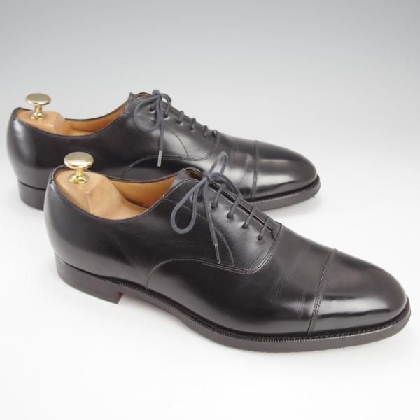 ★エドワードグリーン UK6.5程度【貴重★旧チェルシー/202ラスト/(米)Neiman Marcus別注】旧工場製/CHELSEA/黒/メンズ/EDWARD GREEN★k197