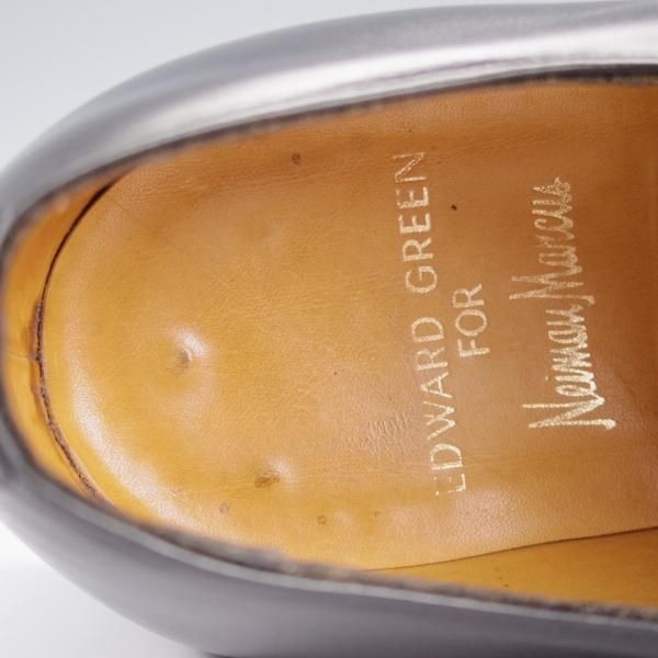 ★エドワードグリーン UK6.5程度【貴重★旧チェルシー/202ラスト/(米)Neiman Marcus別注】旧工場製/CHELSEA/黒/メンズ/EDWARD GREEN★k197
