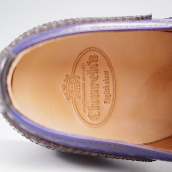 ★チャーチ(レディース) SIZE 36【モデル定価￥176,000-★バーウッド/BURWOOD WG/コンビ仕様】フルブローグ/黒〜紺/Church'★k200