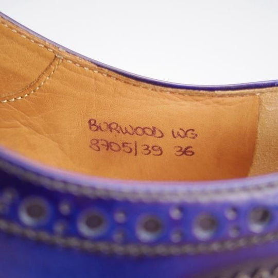 ★チャーチ(レディース) SIZE 36【モデル定価￥176,000-★バーウッド/BURWOOD WG/コンビ仕様】フルブローグ/黒〜紺/Church'★k200