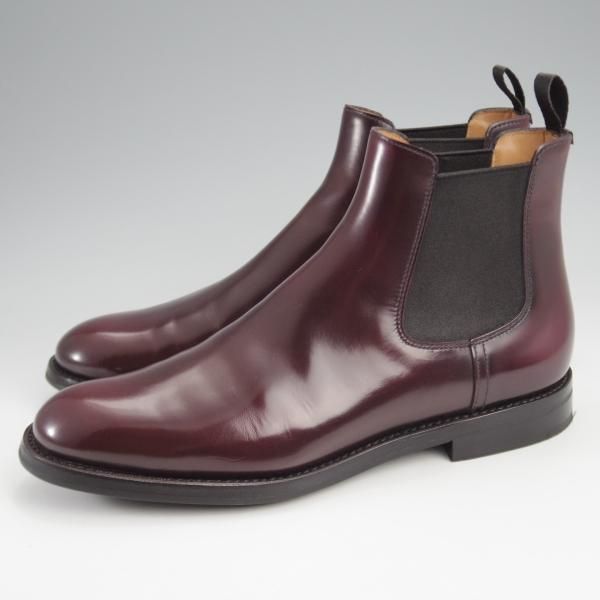 極上★チャーチ(レディース) SIZE 36【定価￥176,000-★MONMOUTH/サイドゴアブーツ】ポリッシュドバインダーカーフ/赤茶/Church's★k201