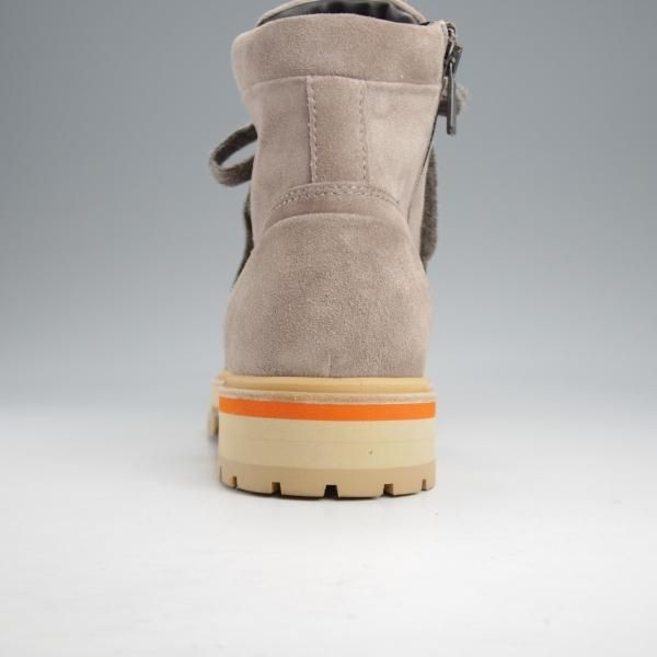 未使用★(伊)サントーニ SIZE 8【定価￥91,300-★マウンテンブーツ/灰茶】スエード/メンズ/レースアップブーツ/Santoni★k202