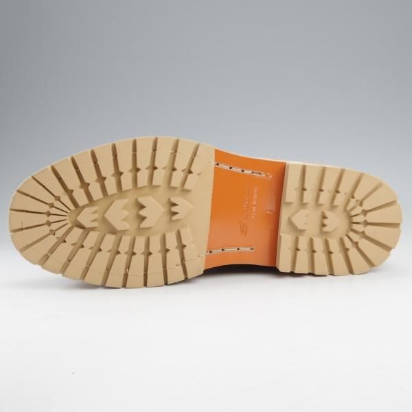 未使用★(伊)サントーニ SIZE 8【定価￥91,300-★マウンテンブーツ/灰茶】スエード/メンズ/レースアップブーツ/Santoni★k202