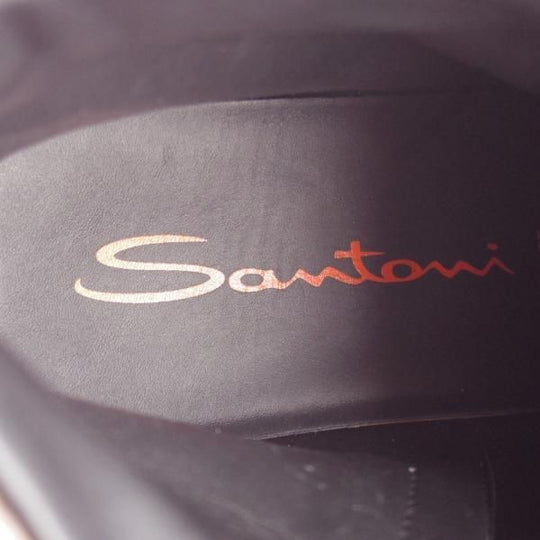 未使用★(伊)サントーニ SIZE 8【定価￥91,300-★マウンテンブーツ/灰茶】スエード/メンズ/レースアップブーツ/Santoni★k202