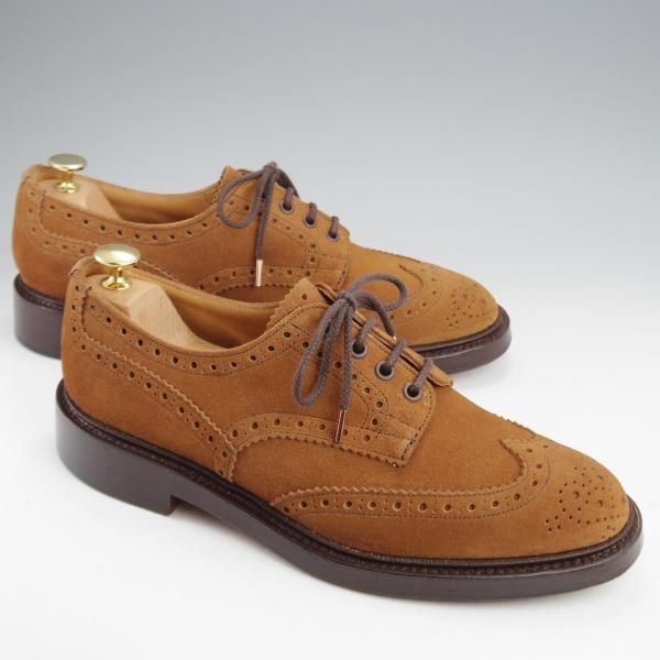 トリッカーズ　Tricker’s　レザーシューズ　スエード切り替え トリッカーズTricker'sレザーシューズスエード切り替え
