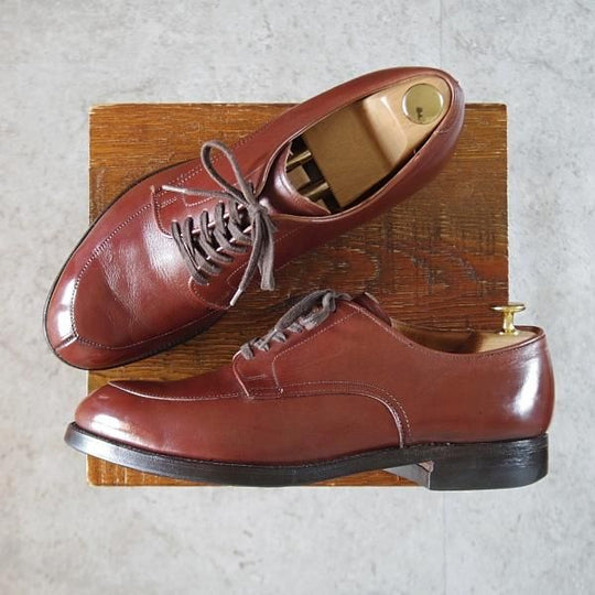 極上★オールデン 8E【現行定価13万円以上★モディファイドラスト/Vチップ/旧ロゴ】549/カーフ/茶/ALDEN★k206