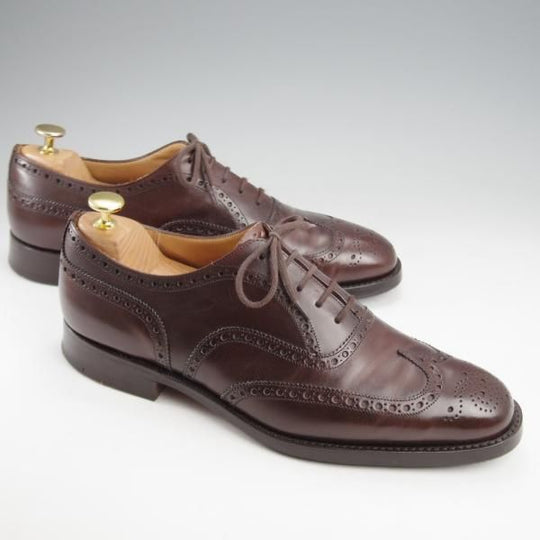 極上★チャーチ 80F/UK8【定価￥176,000-★チェットウィンド/CHETWYND】173ラスト/フルブローグ/ネバダカーフ/濃茶/Church'★k207