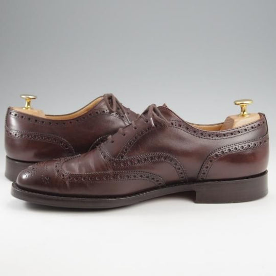 極上★チャーチ 80F/UK8【定価￥176,000-★チェットウィンド/CHETWYND】173ラスト/フルブローグ/ネバダカーフ/濃茶/Church'★k207