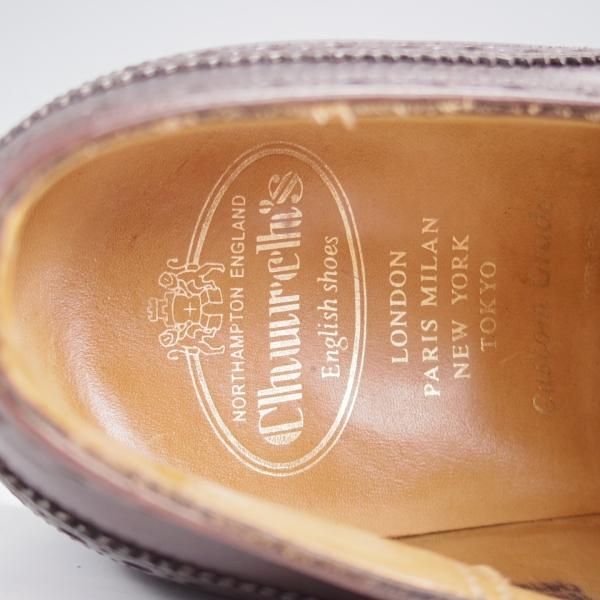 極上★チャーチ 80F/UK8【定価￥176,000-★チェットウィンド/CHETWYND】173ラスト/フルブローグ/ネバダカーフ/濃茶/Church'★k207