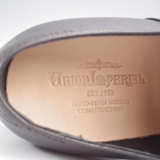 未使用★ユニオンインペリアル SIZE 8.5【ダイナイトソール仕様★パンチドキャップトゥ/U1708】カーフ/黒/メンズ/Union Imperial★k208