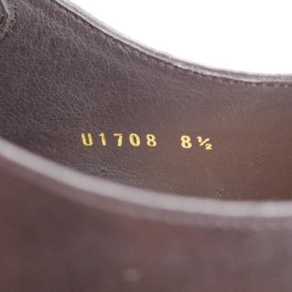 未使用★ユニオンインペリアル SIZE 8.5【ダイナイトソール仕様★パンチドキャップトゥ/U1708】カーフ/黒/メンズ/Union Imperial★k208