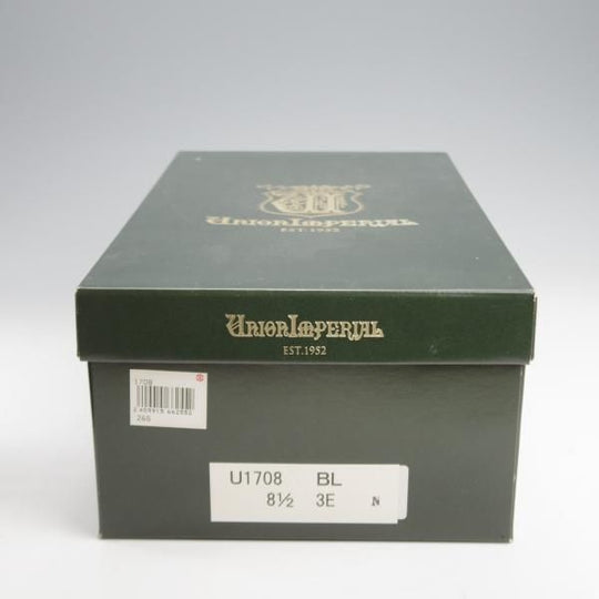 未使用★ユニオンインペリアル SIZE 8.5【ダイナイトソール仕様★パンチドキャップトゥ/U1708】カーフ/黒/メンズ/Union Imperial★k208