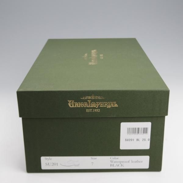 極美品★ユニオンインペリアル SIZE 7【定価￥60,500-★ダイナイトソール/撥水レザー】SU201/ストレートチップ/黒/Union Imperial★k210