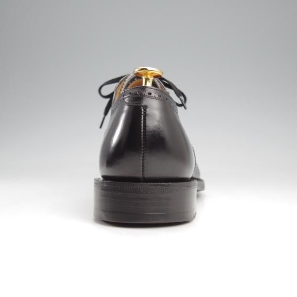 美品★チャーチ 80F/UK8【最上級★ロイヤルコレクション/002ラスト】EDWARD/4都市ロゴ/セミブローグ/カーフ/黒/メンズ/Church'★k211