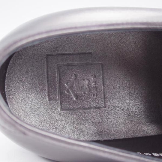 ほぼ試着程度★三陽山長 SIZE 7【定価￥80,300-★勇也/R3010ラスト】パンチドキャップトゥ/カーフ/黒/メンズ/YUYA/Sanyo Yamacho★k212