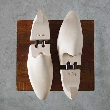 極上★(仏)ベルルッティ SIZE 8【貴重★純正シューツリー】木製シューキーパー/メンズ/Berluti★k221
