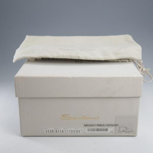 未使用★(伊)サントーニ SIZE 8【貴重★グッドイヤー・ボローニャ製法/チャッカブーツ】11764/グレインレザー/灰茶/メンズ/Santoni★k234