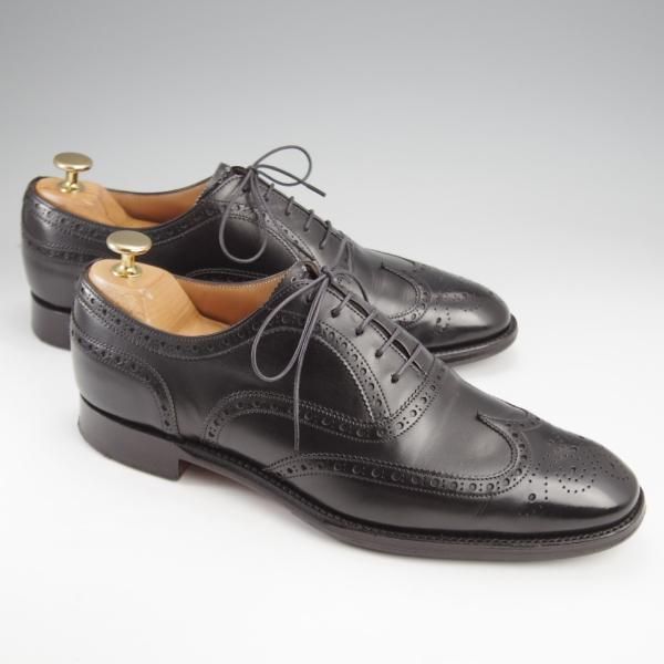 ★(英)チーニー 7.5F【定価￥82,500-★ARTHUR 3/アーサー/125ラスト】フルブローグ/カーフ/黒/メンズ/CHEANEY★k235