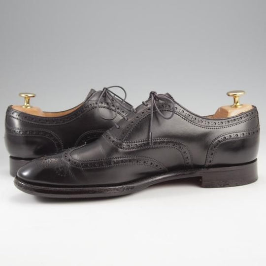 ★(英)チーニー 7.5F【定価￥82,500-★ARTHUR 3/アーサー/125ラスト】フルブローグ/カーフ/黒/メンズ/CHEANEY★k235