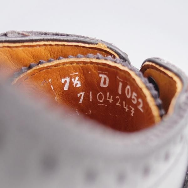 未使用★(米)アレンエドモンズ 7.5D【現行定価8.5万円程度★オックスフォードシューズ/Cornwallis】カーフ/黒/ALLEN EDMONDS★k236