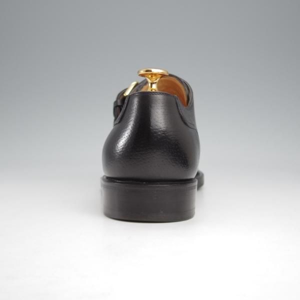 タニノクリスチー 8 ストラップ キルト ウイングチップ ブラック 美品 タニノクリスチー SIZE 6【ブラックラピド製法/CORDEO/黒