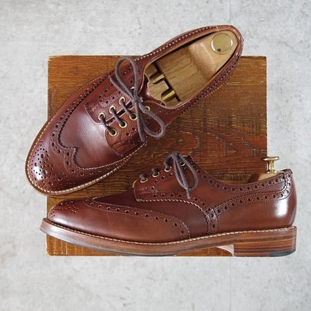 極上★トリッカーズ SIZE 8【モデル定価￥121,000-★バートン同系モデル/KESWICK】M7292/カントリーシューズ/BRACKEN/茶/Tricker's★k238