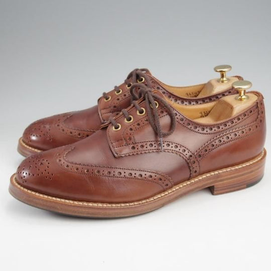 極上★トリッカーズ SIZE 8【モデル定価￥121,000-★バートン同系モデル/KESWICK】M7292/カントリーシューズ/BRACKEN/茶/Tricker's★k238