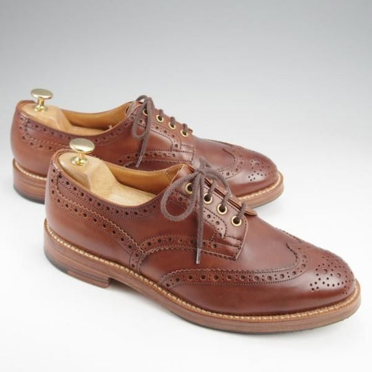 極上★トリッカーズ SIZE 8【モデル定価￥121,000-★バートン同系モデル/KESWICK】M7292/カントリーシューズ/BRACKEN/茶/Tricker's★k238