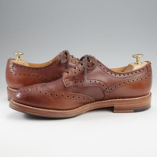 極上★トリッカーズ SIZE 8【モデル定価￥121,000-★バートン同系モデル/KESWICK】M7292/カントリーシューズ/BRACKEN/茶/Tricker's★k238