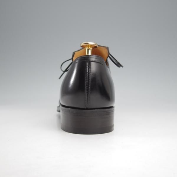 極上★(仏)Corthay/コルテ SIZE 7.5【定価20万円程度★Arca/アルカ/プレーントゥ】Vフロント/カーフ/黒/メンズ★k239