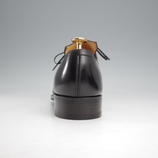 極上★(仏)Corthay/コルテ SIZE 7.5【定価20万円程度★Arca/アルカ/プレーントゥ】Vフロント/カーフ/黒/メンズ★k239