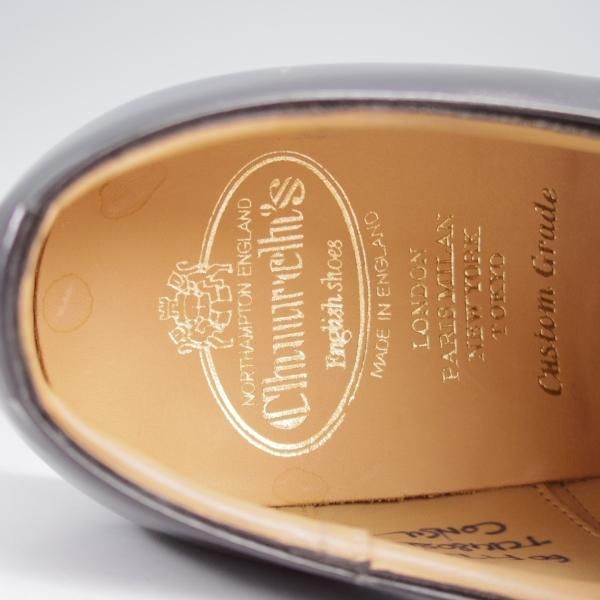 未使用★チャーチ 60F/UK6【定価￥176,000-★コンサル/CONSUL】173ラスト/ストレートチップ/黒/メンズ/Church's★k241