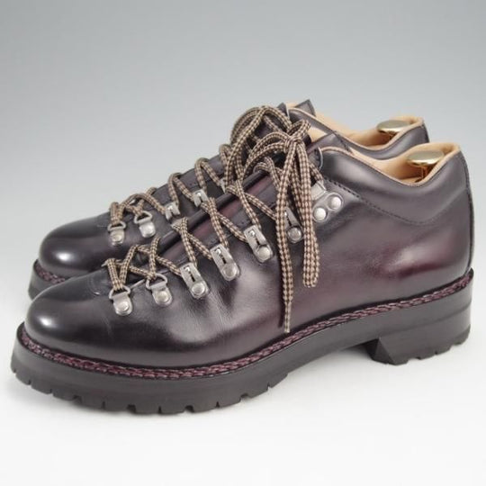 極美品★(伊)F.LLIジャコメッティ SIZE 40【定価￥146,300-★ローカット/FG521/マルモラーダ】黒〜赤茶/マウンテンブーツ★k243