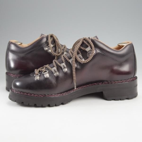 極美品★(伊)F.LLIジャコメッティ SIZE 40【定価￥146,300-★ローカット/FG521/マルモラーダ】黒〜赤茶/マウンテンブーツ★k243