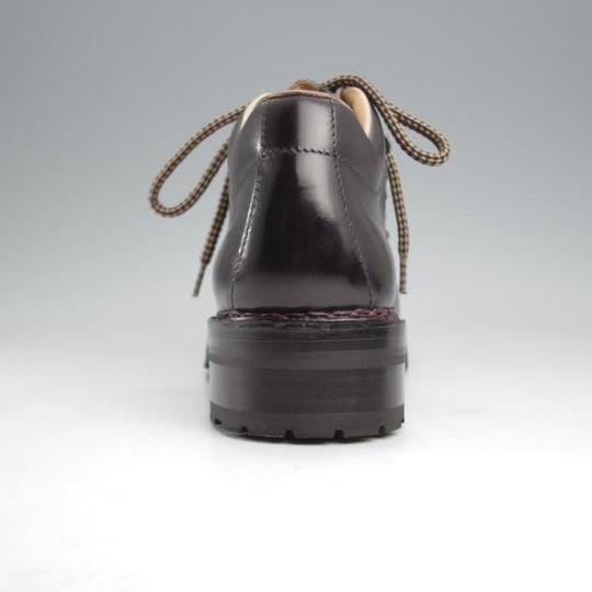 極美品★(伊)F.LLIジャコメッティ SIZE 40【定価￥146,300-★ローカット/FG521/マルモラーダ】黒〜赤茶/マウンテンブーツ★k243