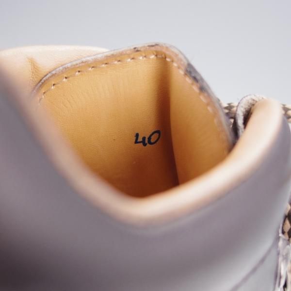 極美品★(伊)F.LLIジャコメッティ SIZE 40【定価￥146,300-★ローカット/FG521/マルモラーダ】黒〜赤茶/マウンテンブーツ★k243