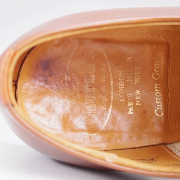 極上★チャーチ 60F/UK6【貴重★旧チャーチのブックバインダーカーフ仕様/Barcroft】84ラスト/パンチドキャップトゥ/茶/Church's★k247