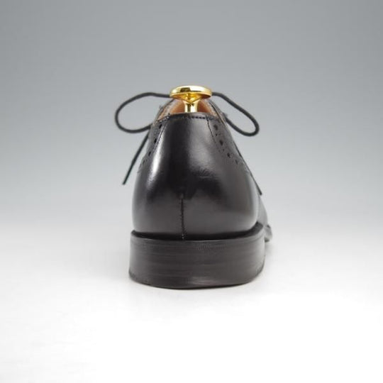 極上★(英)チーニー 5F【定価￥68,200-★クォーターブローグ/FENCHURCH】11028ラスト/フェンチャーチ/カーフ/黒/メンズ/CHEANEY★k248