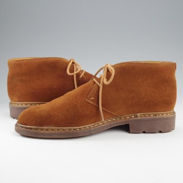 極美品★パラブーツ SIZE 7.5【モデル定価￥75,900-★チャッカブーツ/Lully】ルーリー/ギャラクシーソール/スエード/茶/Paraboot★k249
